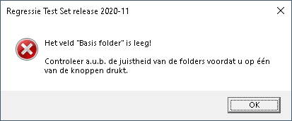 Foutmelding leeg veld